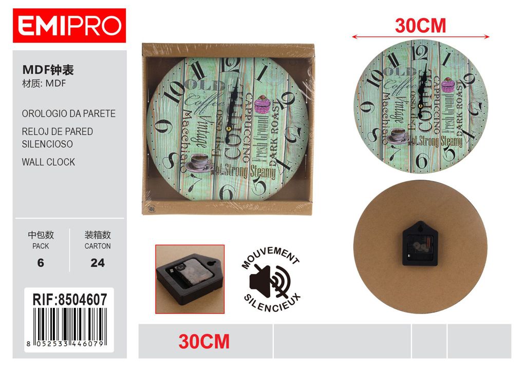 Orologio Da Parete 30cm