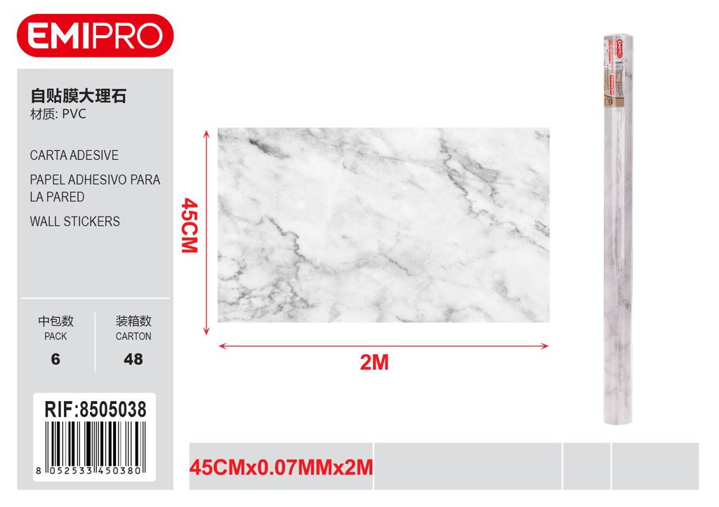 Carta Adesive 45cm*0.07mm*2M