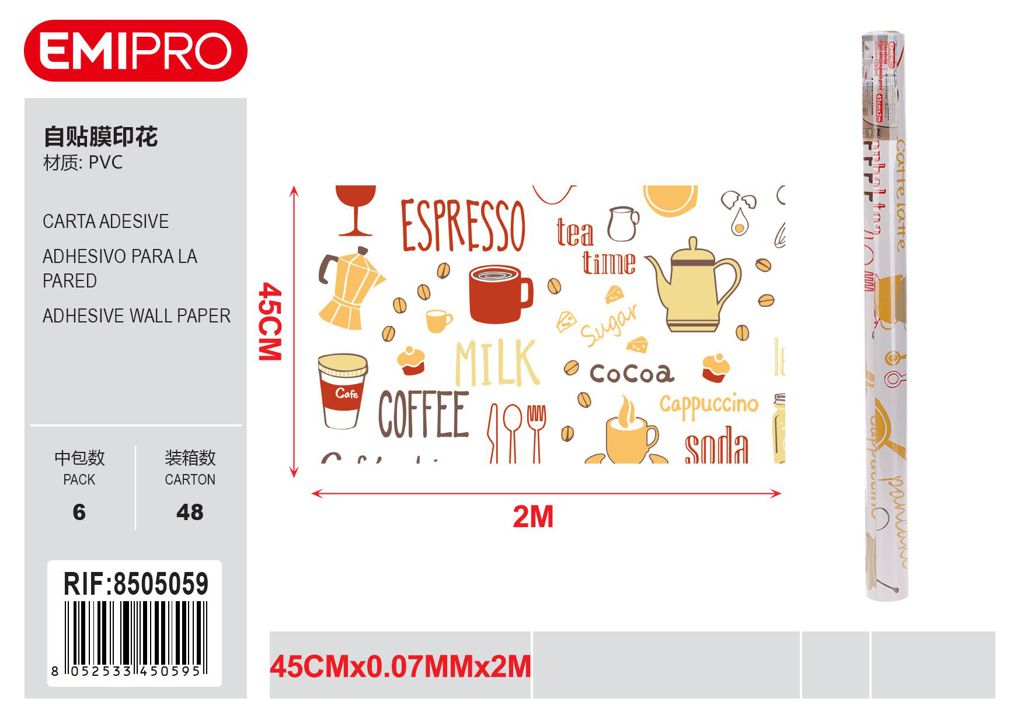 Carta Adesive 45cm*0.07mm*2M