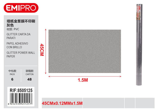 Glitter Carta Da Parati 45cm*0.12mm*1.5M