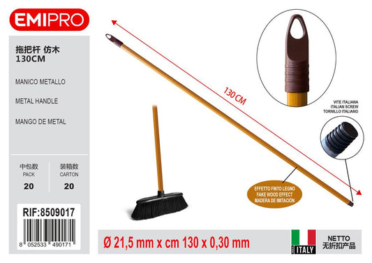 Manico Metallo 130cm Diam. 21.5 mm