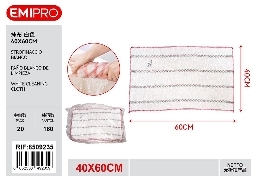 Strofinaccio 40X60 Bianco