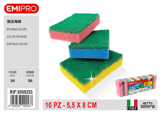 Spugna 10Pz 5.5*8cm