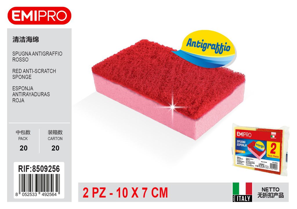Antigraffio Rosso 2Pz 10*7cm