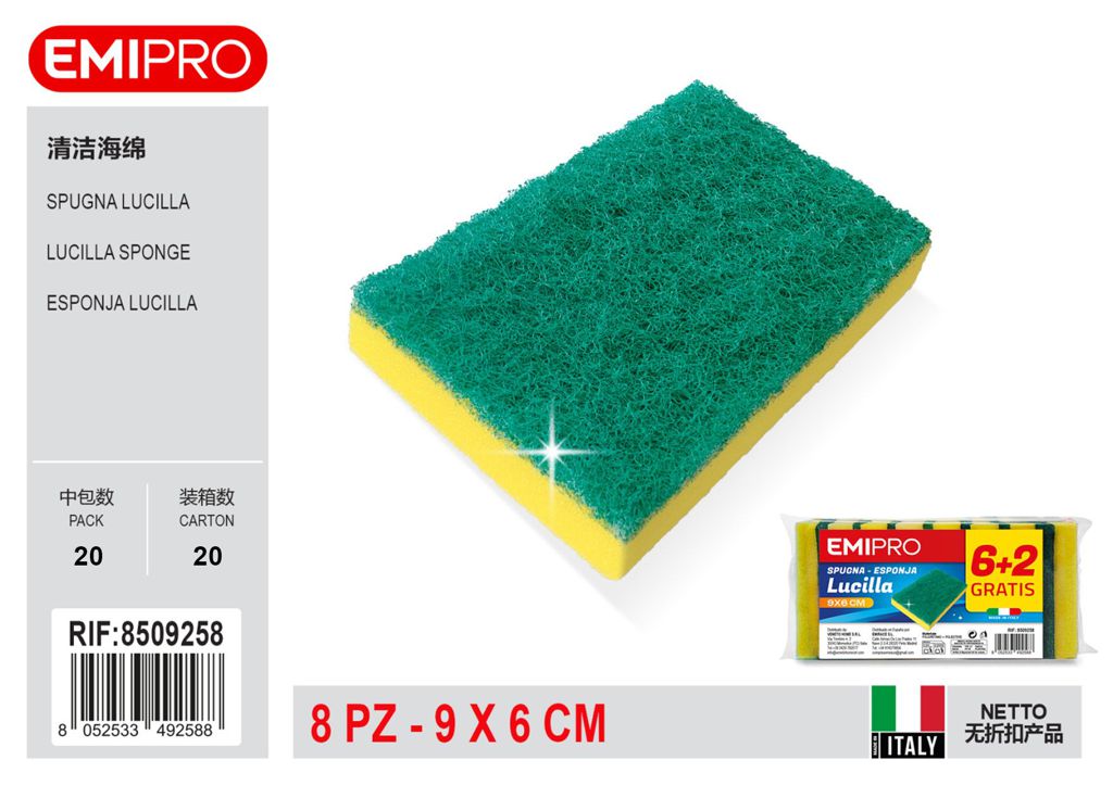 Spugna Lucilla 8Pz