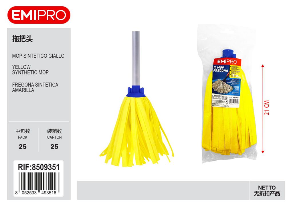 Mop Sintetico Giallo