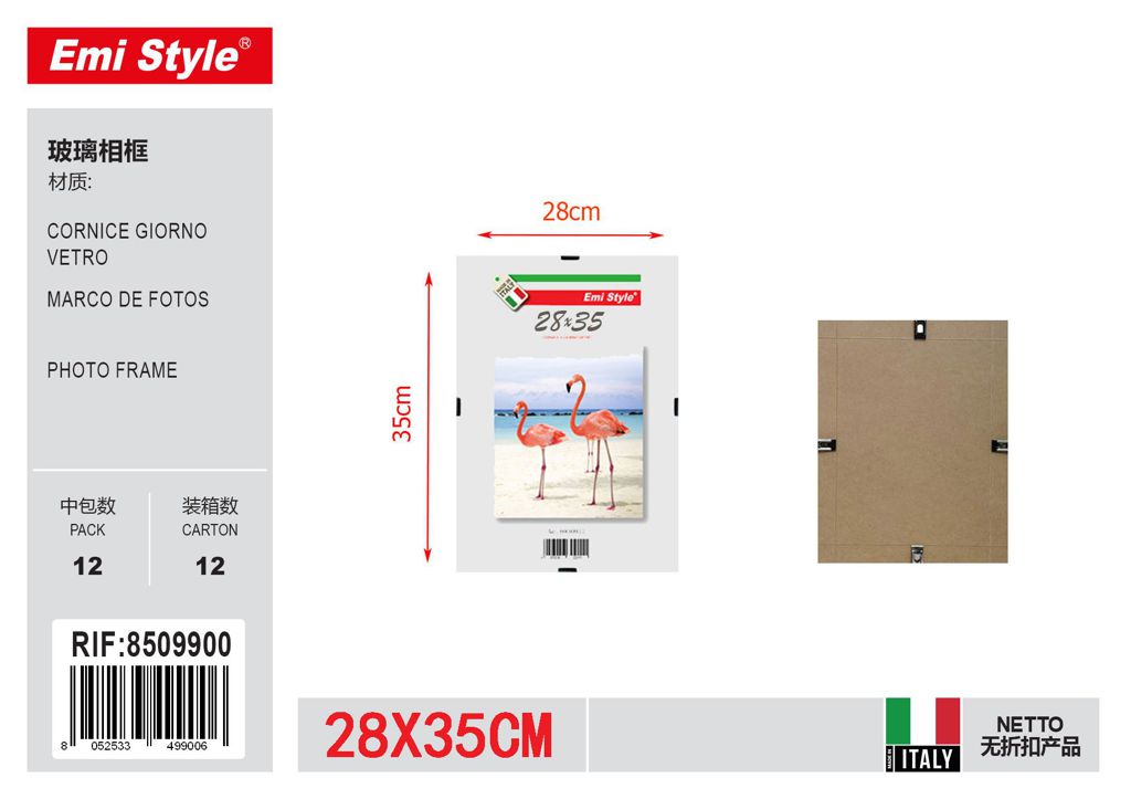 Cornice Giorno vetro 28X35