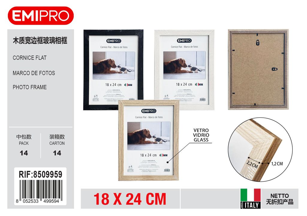 Cornice Flat 18*24 vetro