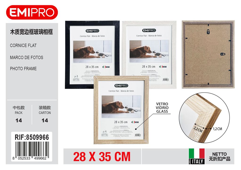 Cornice Flat 28*35 vetro