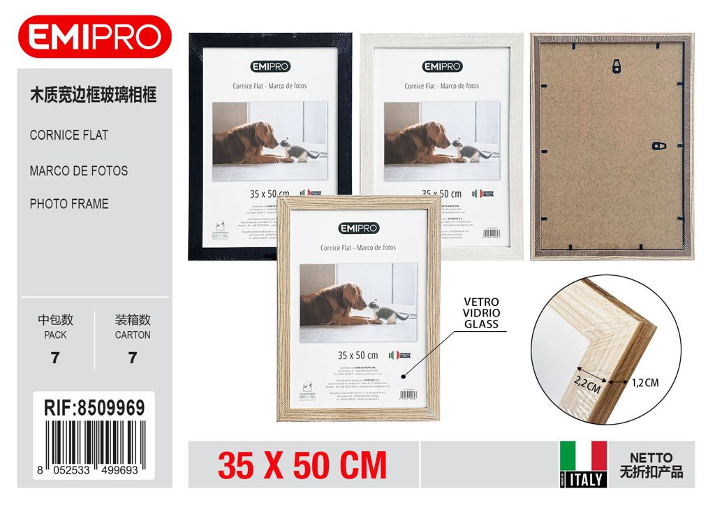 Cornice Flat 35*50 vetro