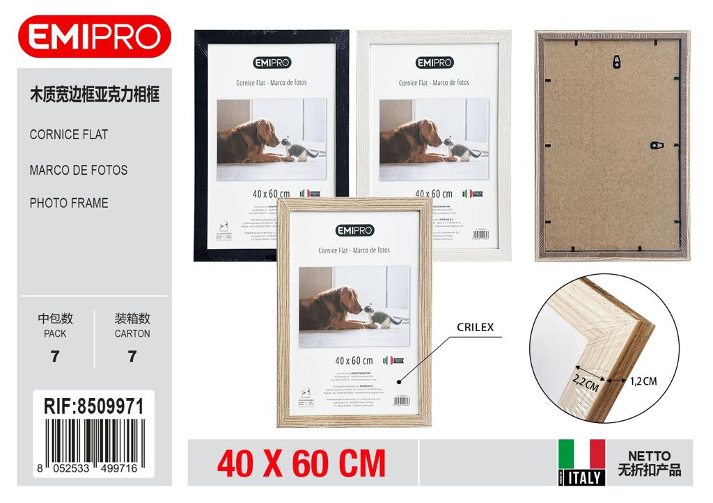 Cornice Flat 40*60 Crilex
