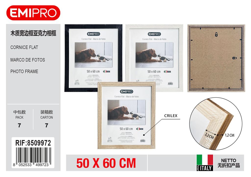 Cornice Flat 50*60 Crilex