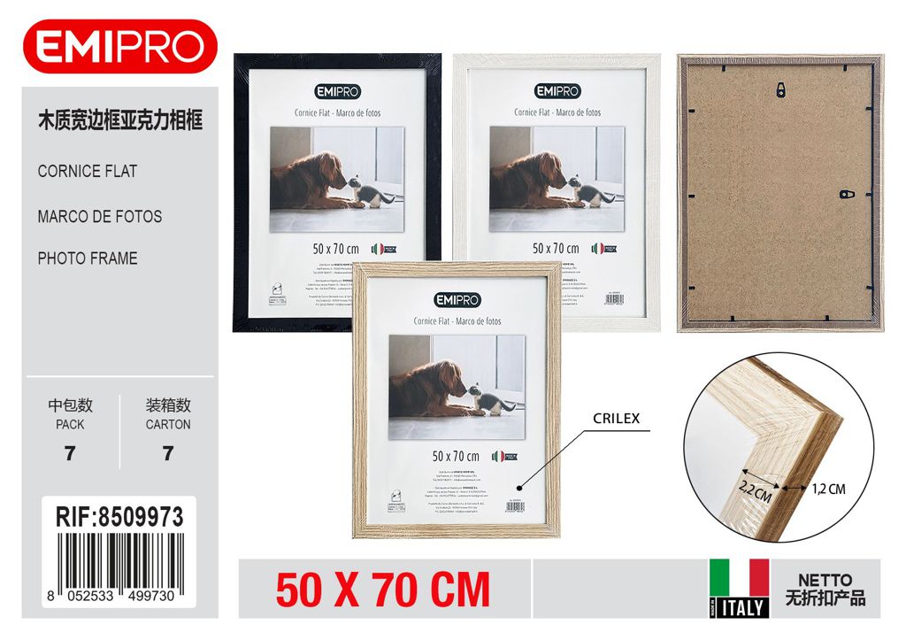 Cornice Flat 50*70 Crilex
