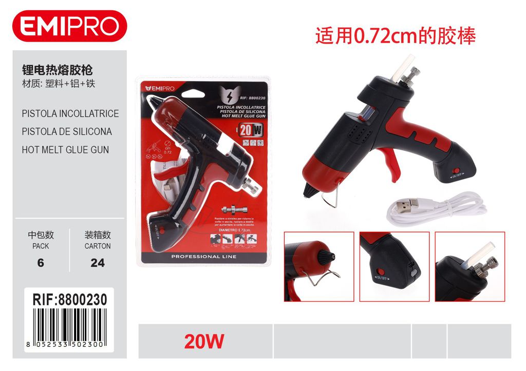 Pistola Incollatrice 20w