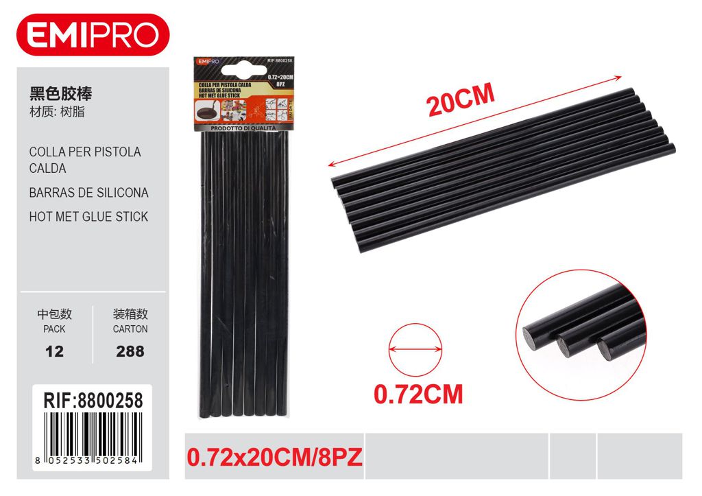Colla Per Pistola Calda 0.72cm*20cm 8Pz