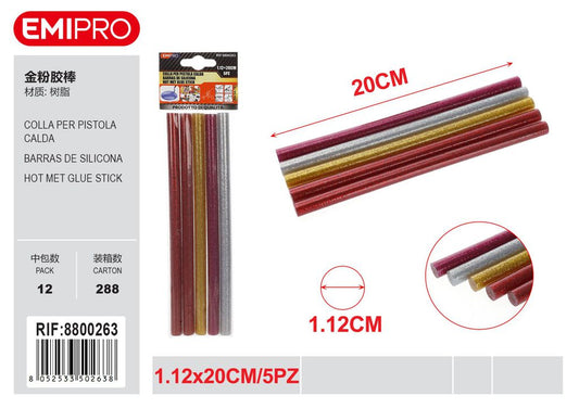 Colla Per Pistola Calda 1.12cm*20cm 5Pz
