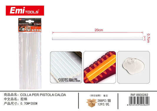 Colla Per Pistola Calda 0.72*20cm 10Pz