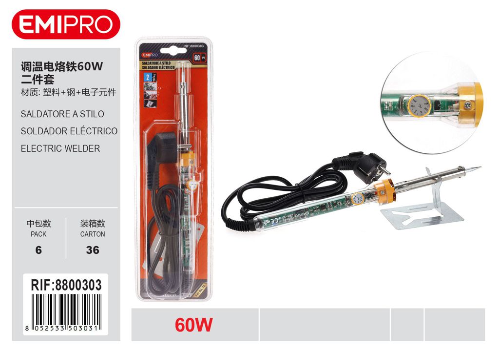 Saldatore A Stilo 60w 2Pz