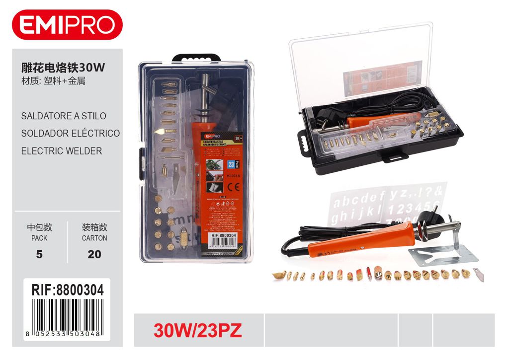 Saldatore A Stilo 30w 23Pz