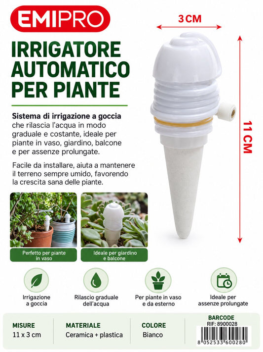 IRRIGATORE AUTOMATICO PER PIANTE