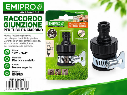 RACCORDO GIUNZIONE 1/2#-3/4#