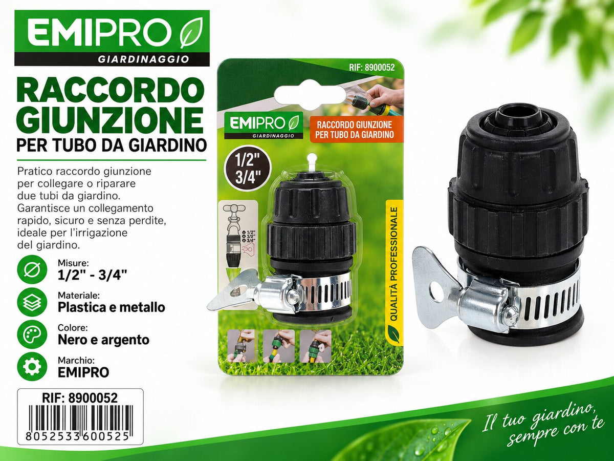 RACCORDO GIUNZIONE 1/2#-3/4#