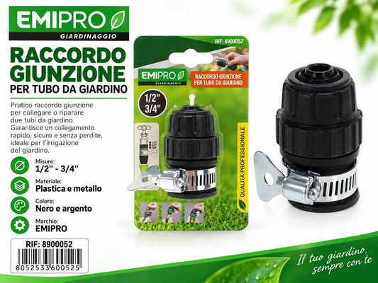 RACCORDO GIUNZIONE 1/2#-3/4#