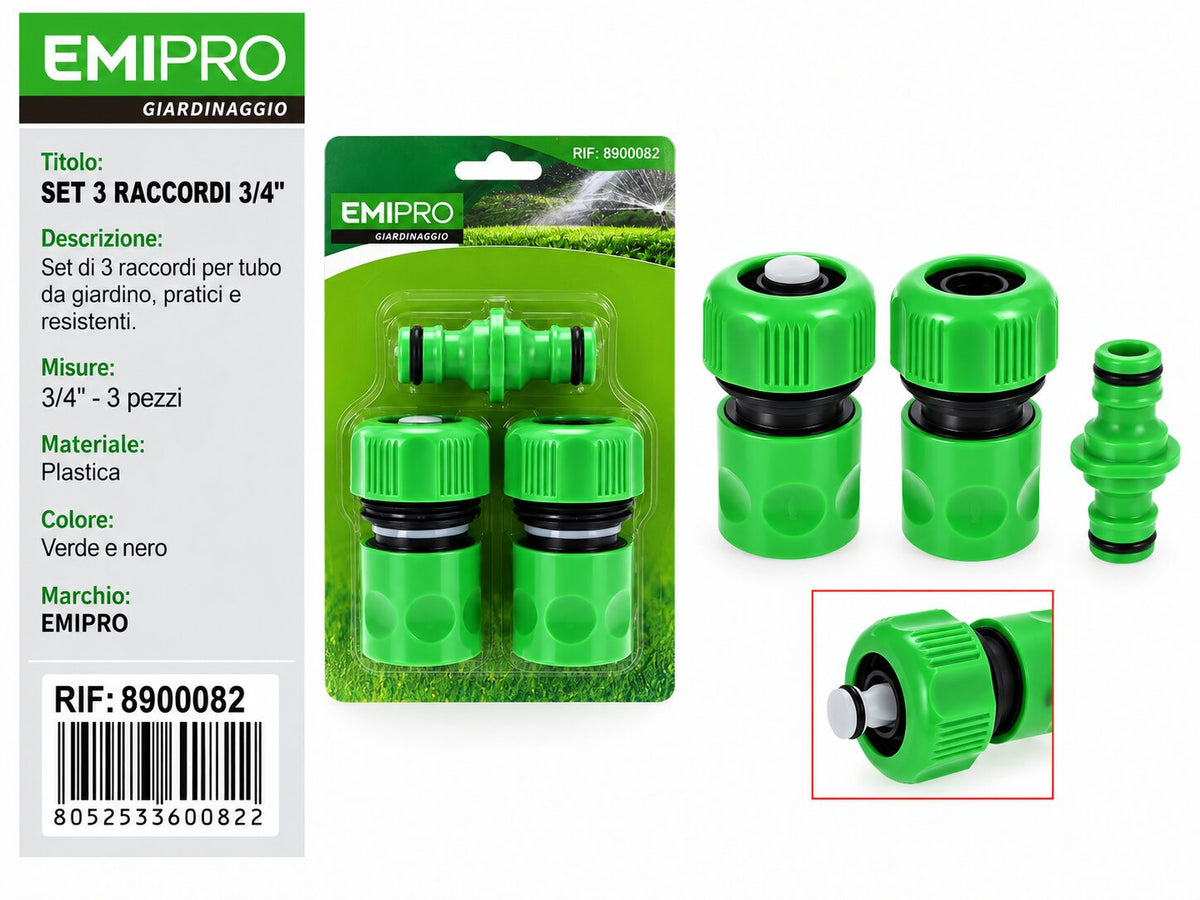 SET 3 RACCORDI