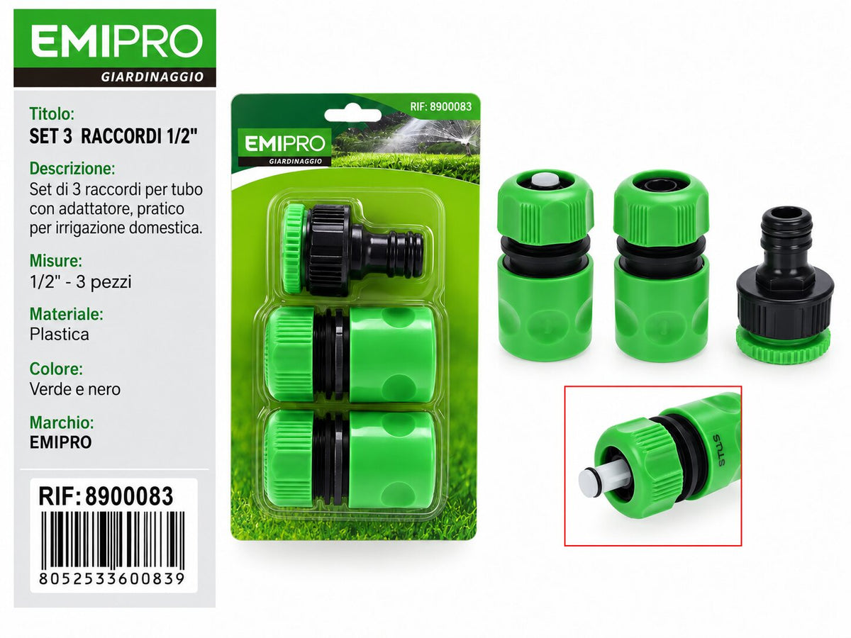 SET 3 RACCORDI