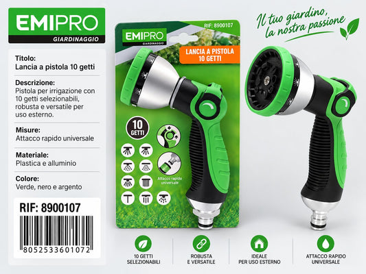 LANCIA A PISTOLA 10 GETTI