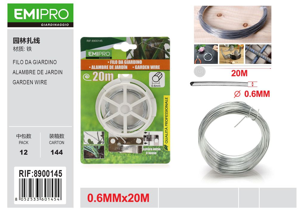 FILO DA GIARDINO 0.6MM*20M