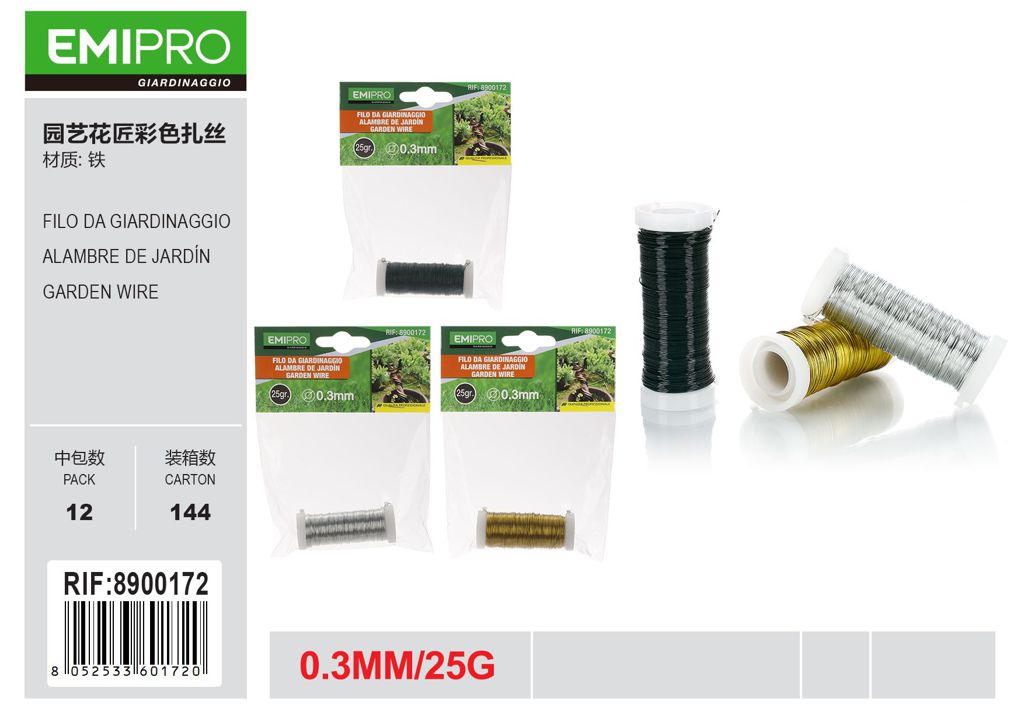 FILO DA GIARDINAGGIO 0.3MM 25G
