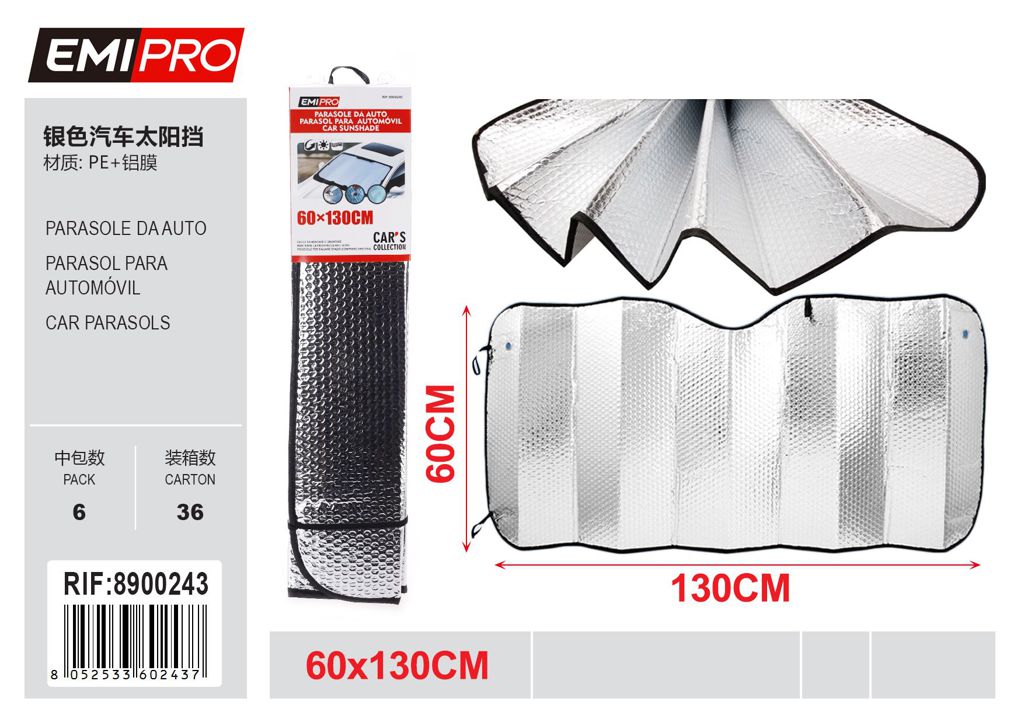 Parasole Da Auto 60*130cm
