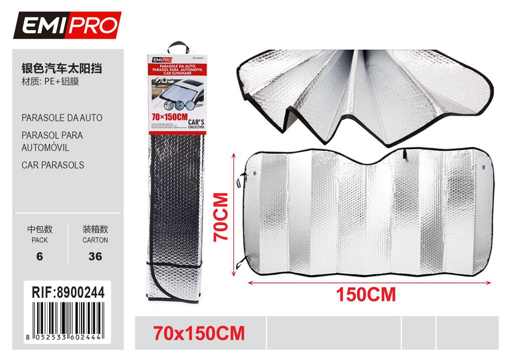 Parasole Da Auto 70*150cm