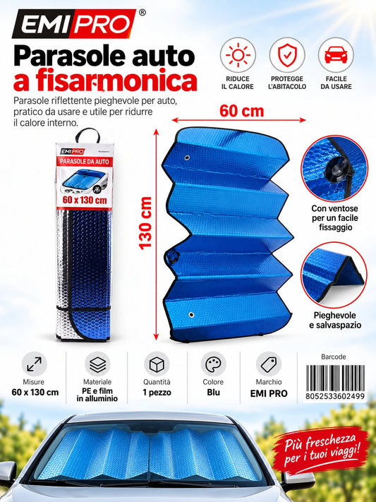 Parasole Da Auto 60*130cm