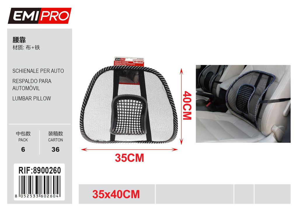 Schienale Per Auto 35*40cm