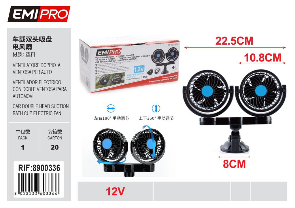 ventilatore Doppop Da Auto