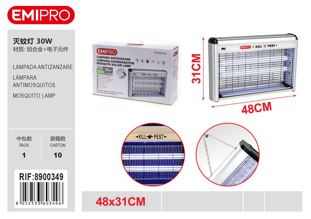 Lampada Antizanzare 2*15w