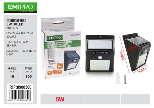 LAMPADA A INDUZIONE SOLARE 5W