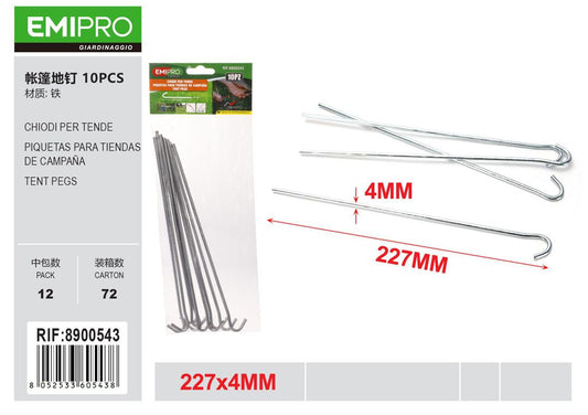 CHIODI PER TENDE 10PCS