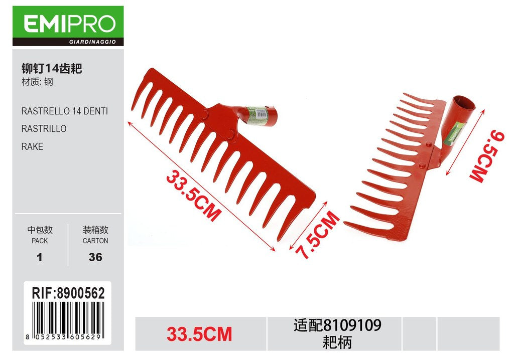 RASTRELLO 14 DENTI