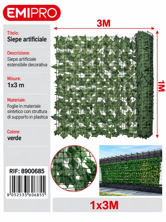 SIEPE ARTIFICIALE 1*3M