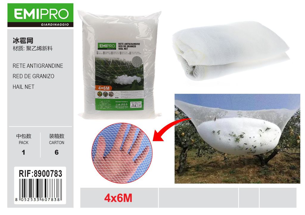 RETE ANTIGRANDINE 4*6M