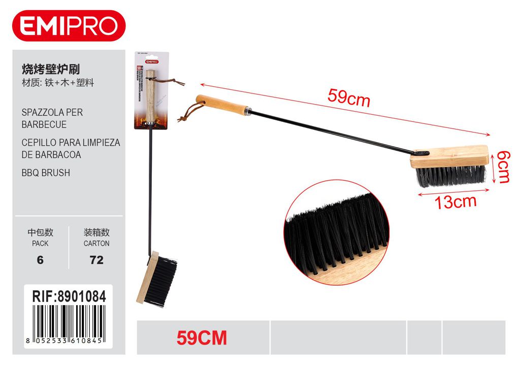 Spazzola Per Barbecue 59cm