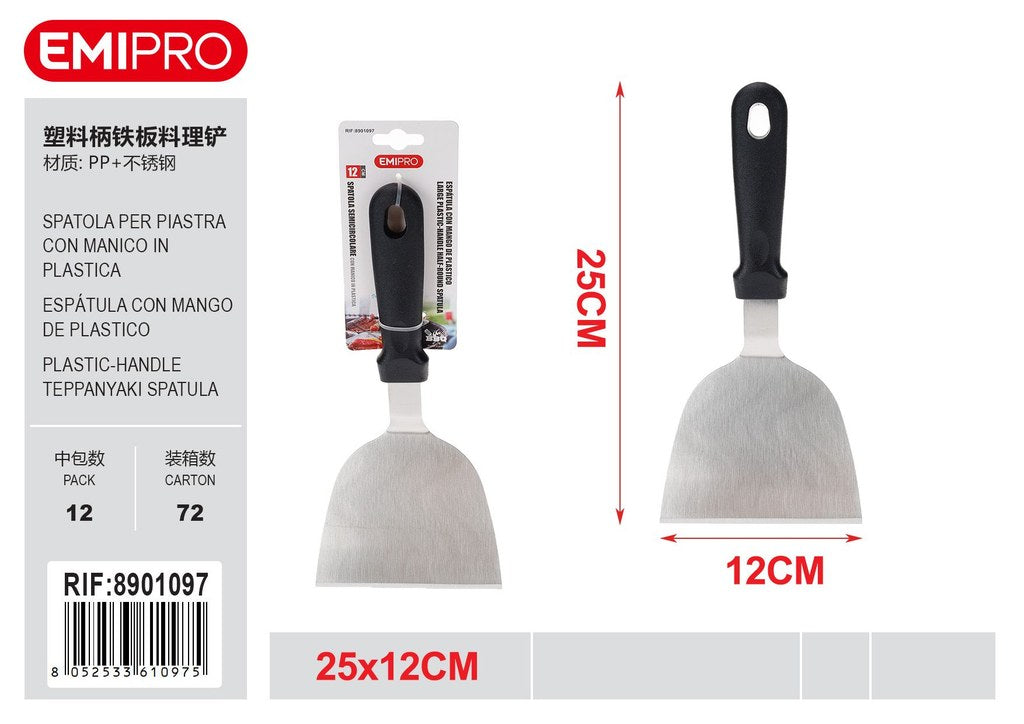 Spatola Per Piastra Con Manico In Plastica 25*12cm 1.2mm