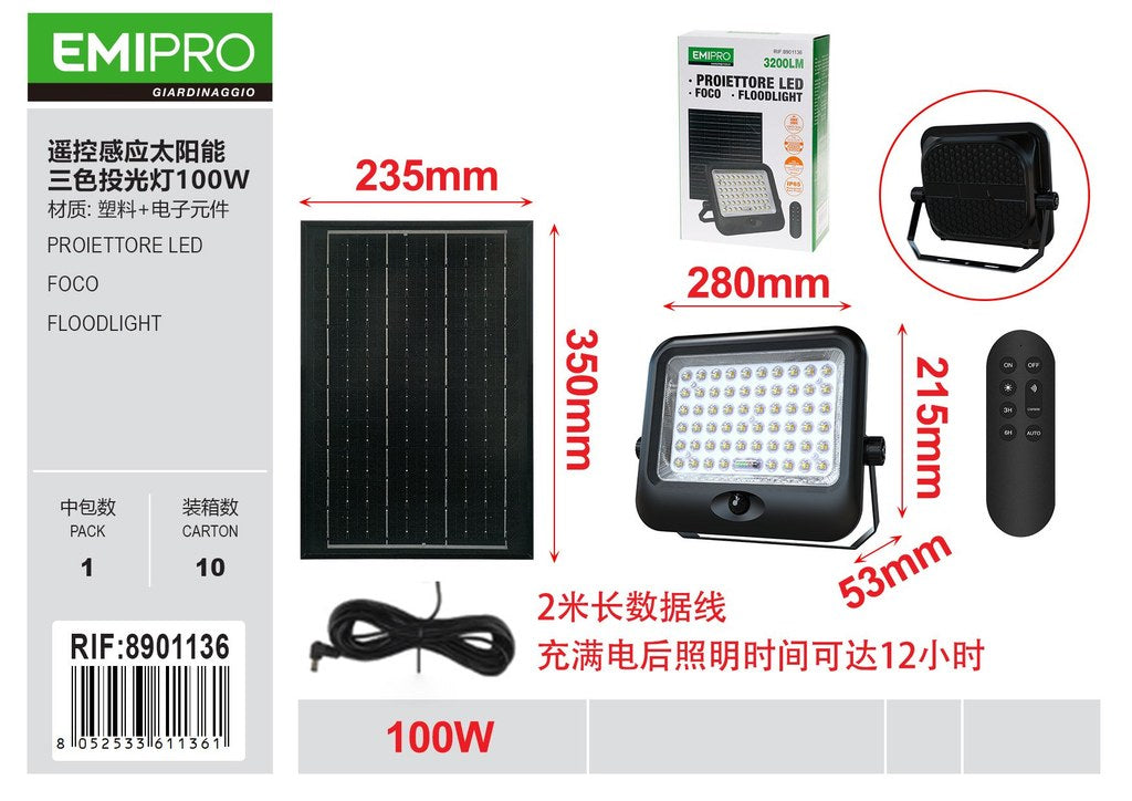 PROIETTORE LED 100W