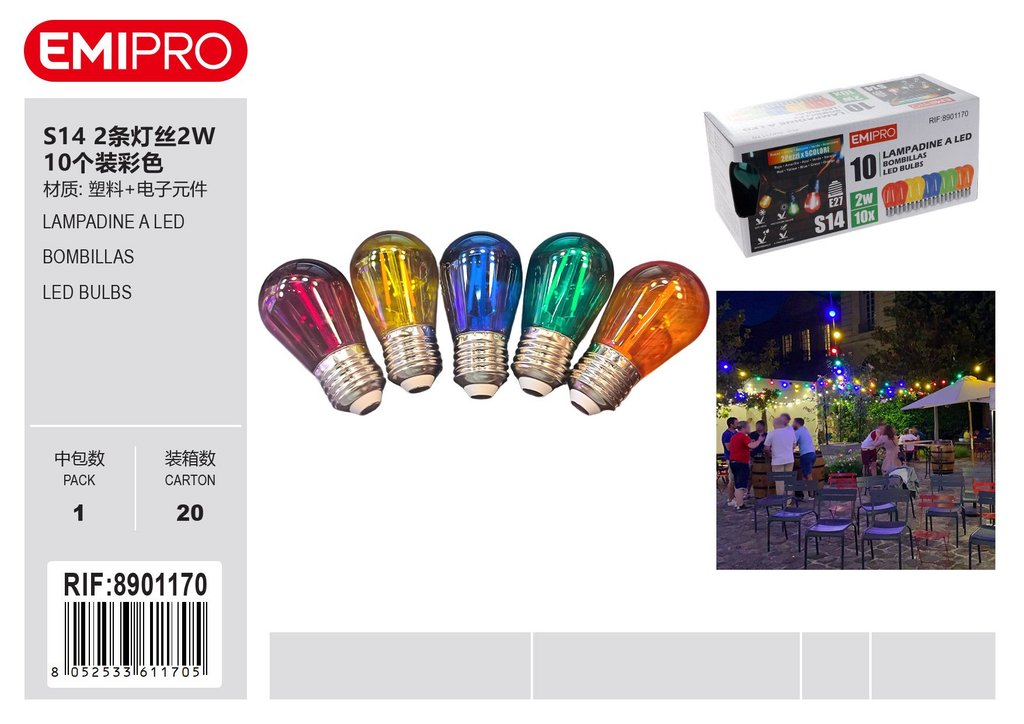 LAMPADINE A LED 2W