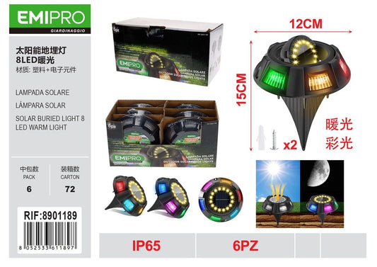 LAMPADA SOLARE 18LED