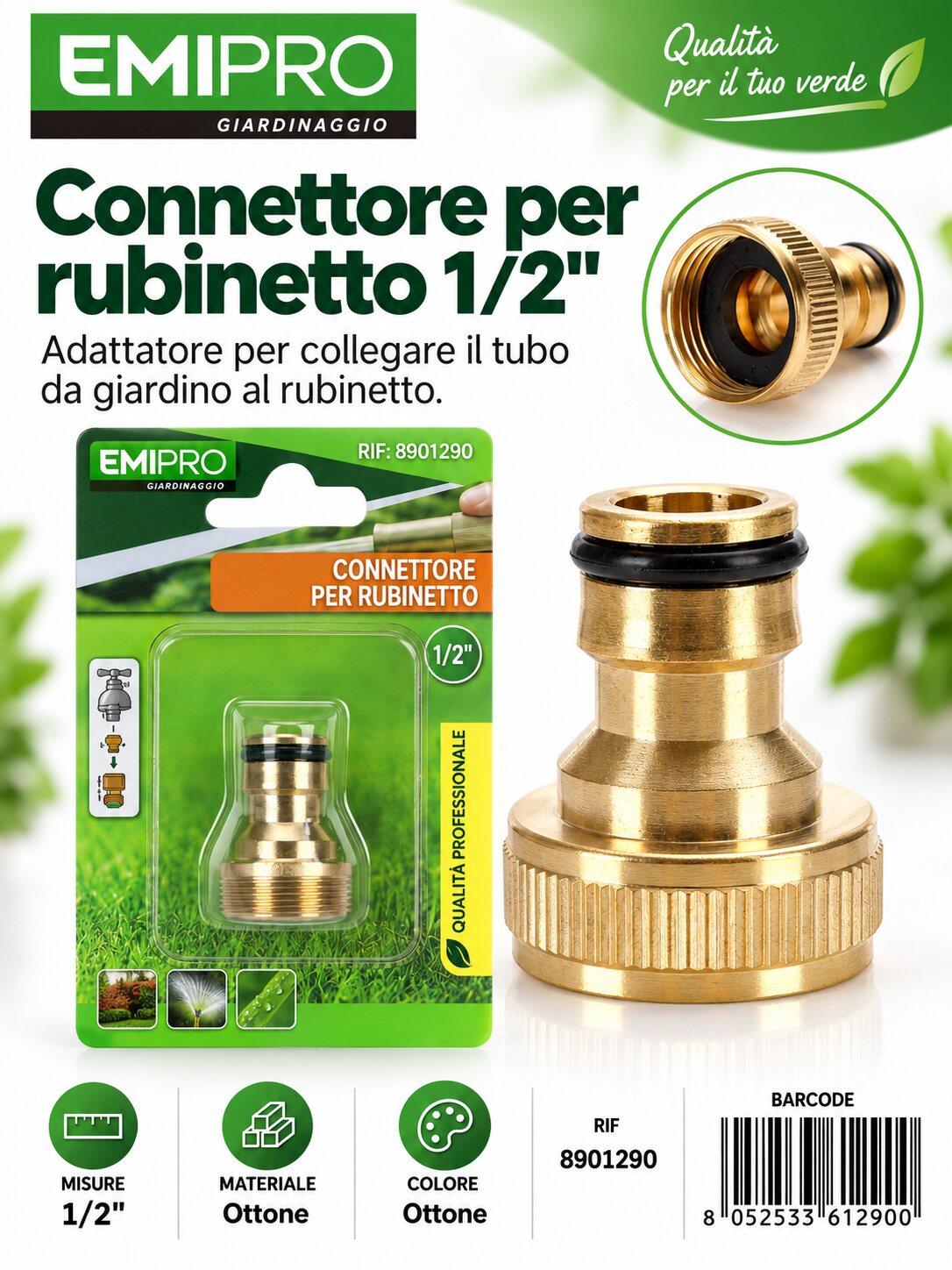 CONNETTORE 1/2