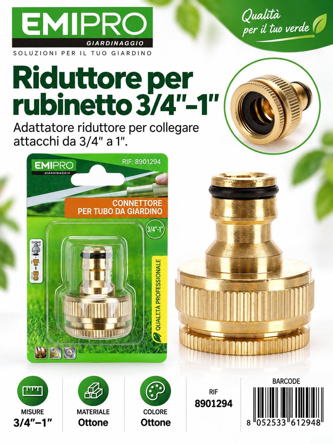 CONNETTORE 3/4-1